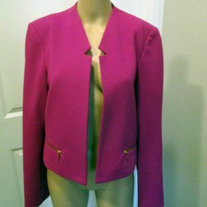 Calvin Klein sz 10 Magenta Jacket